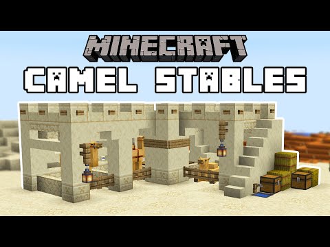 Minecraft 1.20 - Camel Stable Tutorial (How to Build)