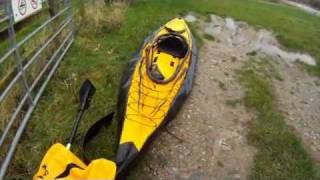 preview picture of video 'Inflatable canoe river huntspill'