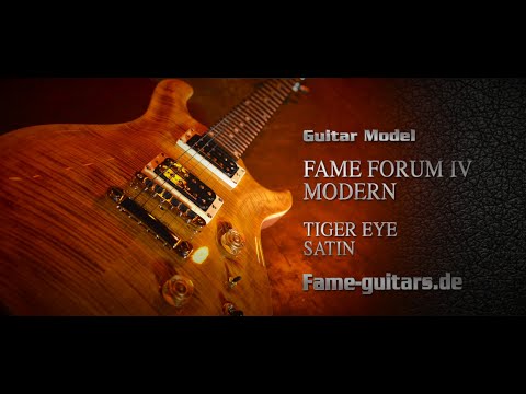 Fame Forum IV Modern (Stonewashed Grey Satin) - Electric Guitar image 11