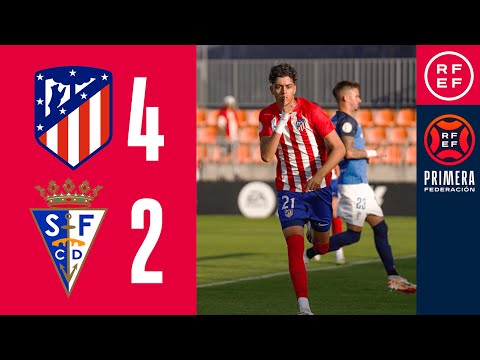 Resumen #PrimeraFederación | Atlético de Madrid B 4-2 San Fernando CD Isleño | Jornada 7, Grupo 2