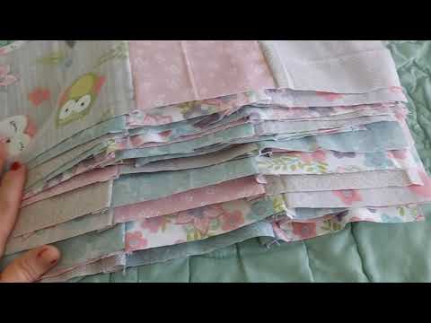 Easy "Quilt as You Go" Baby Blanket