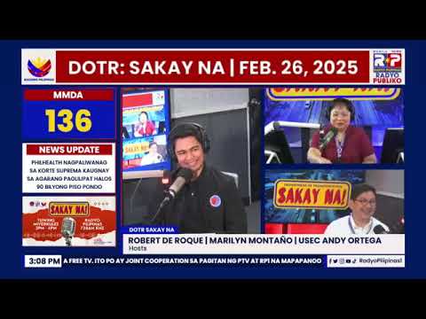 DOTr SAKAY NA! sa Radyo Pilipinas ep. 8 [02/26/2025]