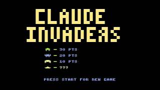 ATARI XL / XE += CLAUDE INVADERS =+ NEW GAME 2026