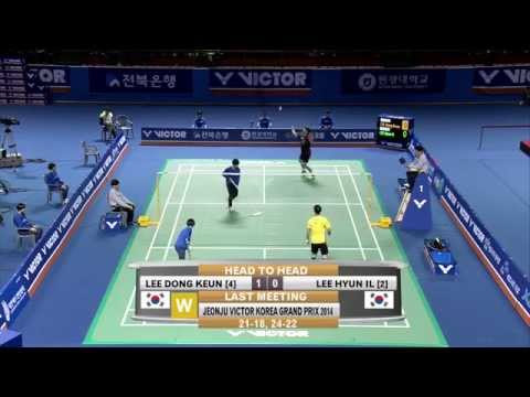 Jeonju Victor Korea Masters 2015 | Badminton F M3-MS | Lee Dong Keun vs Lee Hyun Il