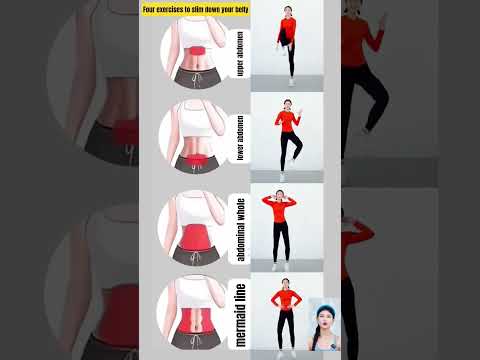 4 Easy Exercises to Burn Belly Fat Fast! 🔥 #WeightLoss #Fitness