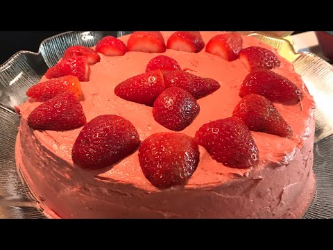 OLD SCHOOL STRAWBERRY CAKE (GREAT HOLIDAY DESSERT)