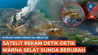 Download lagu Erupsi Gunung Anak Krakatau Bikin Selat Sunda 'Berubah Warna' mp3