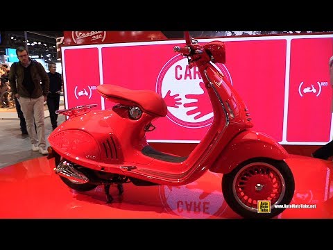 2017 Vespa 946 Red Scooter - Walkaround - Debut at 2016 EICMA Milan