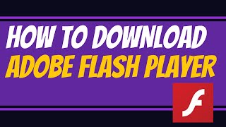 How to download adobe flash player