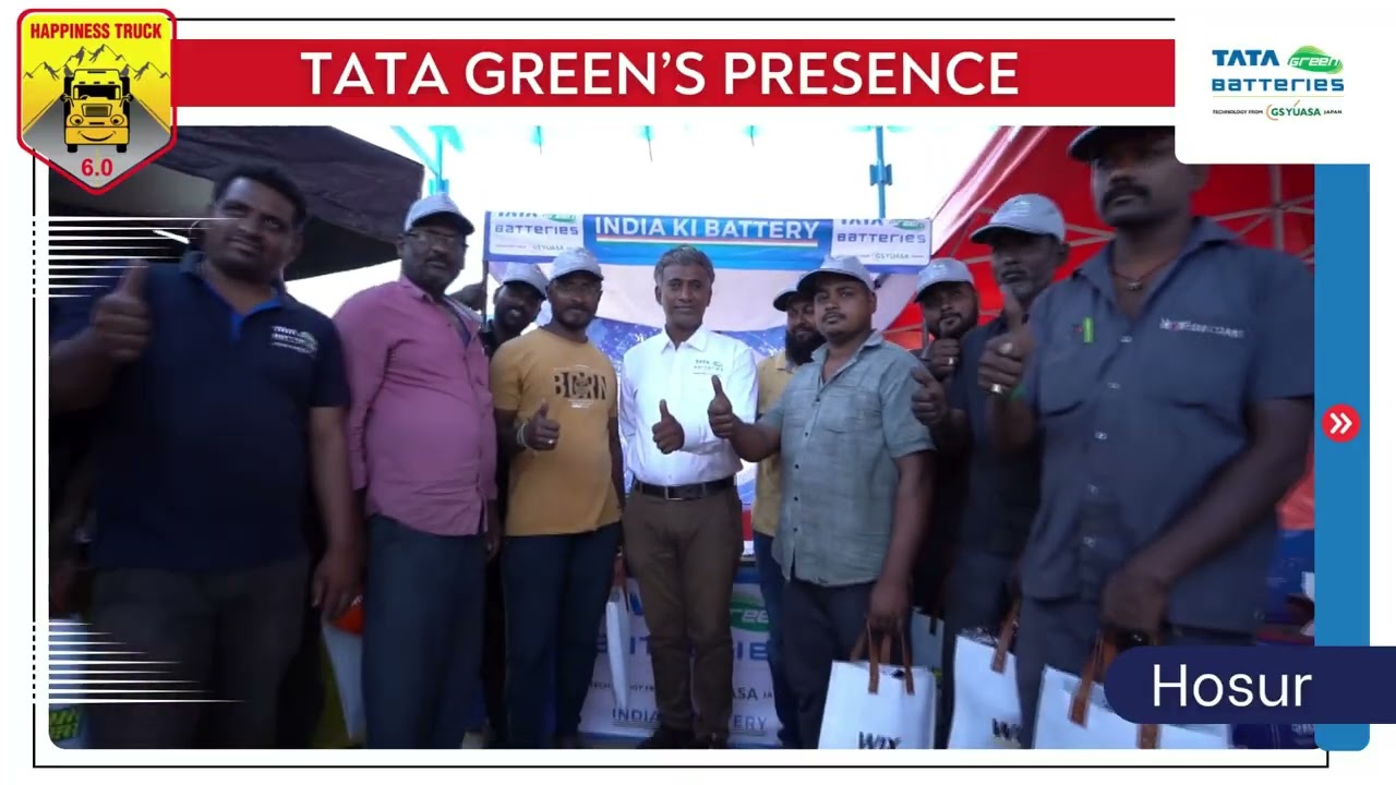 Tata Green Batteries Powers Happiness Truck 6.0 | Battery Partner Driving Reliability Nationwide