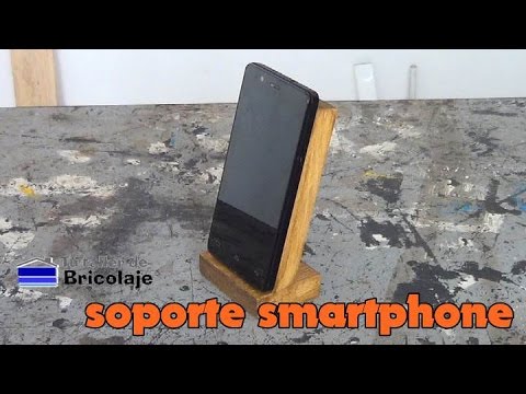 Cómo hacer un sencillo soporte para smartphone
