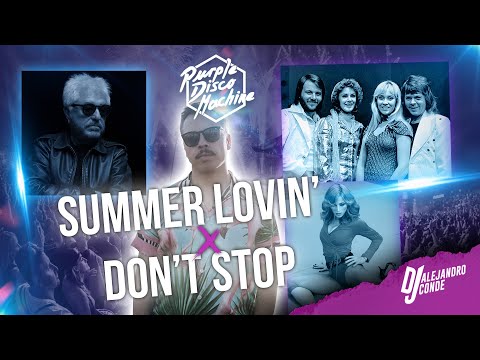 Purple Disco Machine - Summer Lovin' ✘ Don't Stop Ft Cerrone, Abba & Madonna (DJ Alejandro Conde)