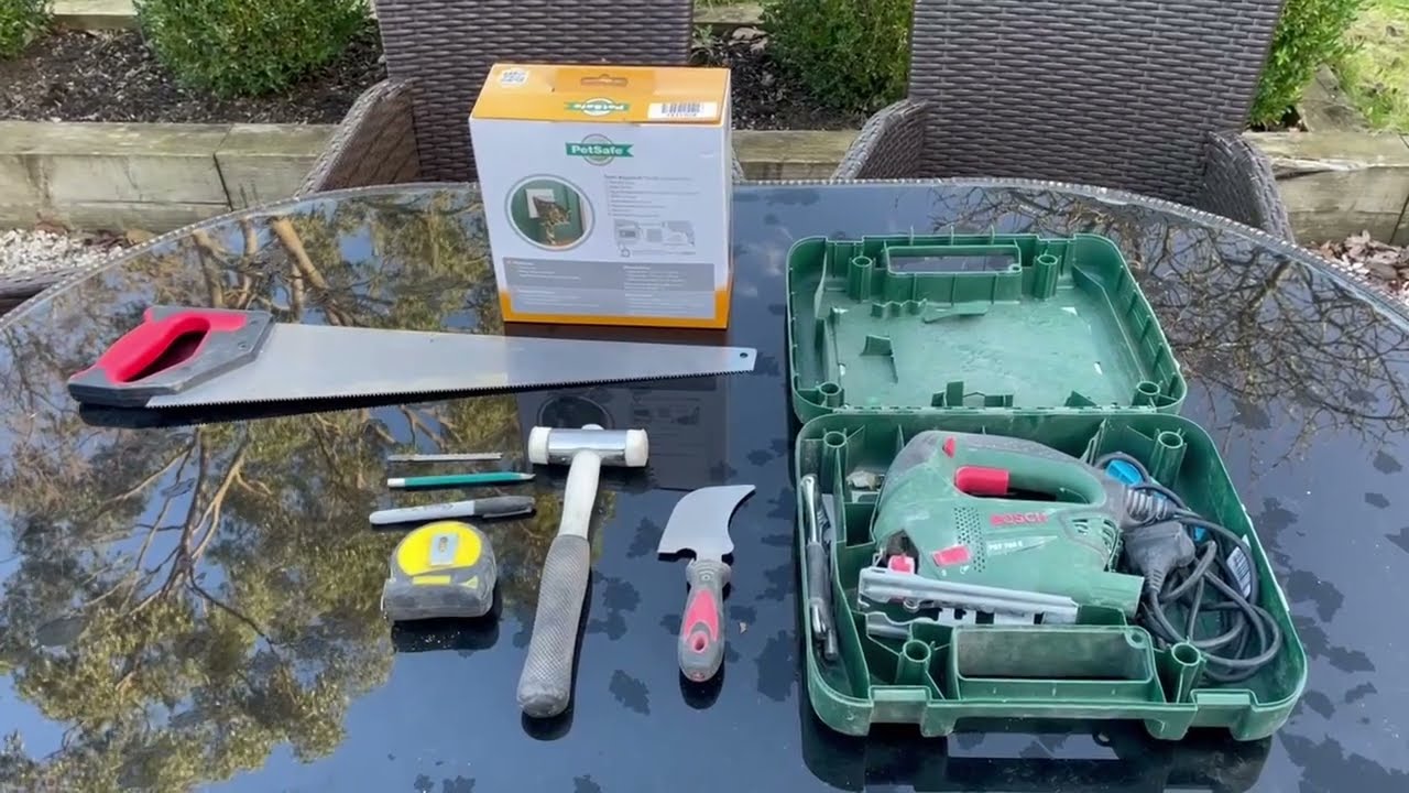 How to Fit a Cat Flap into a UPVC panel | From Start to Finish
