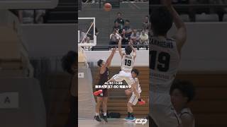【バスケ】第4Q 残り10.9秒..！劇的同点スリー！！｜柳澤 舜（東洋大学4年／PG／175cm／福岡大附大濠高）｜オータムリーグ2026