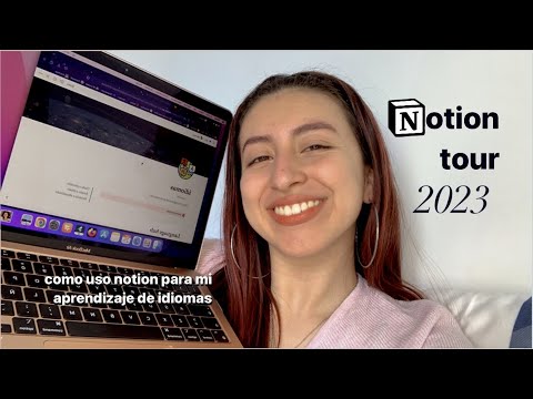 Así uso NOTION para APRENDER IDIOMAS - Notion Tour 2023 - Ana Roja