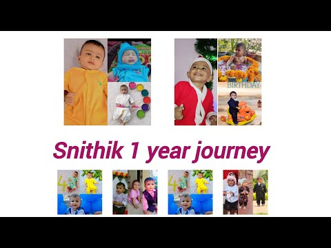 snithik 1 year journey from 0 to 12 months happy birthday celebrations decoration wish song comedy
