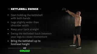 GOLIAZ KETTLEBELL SWING exercise video thumbnail