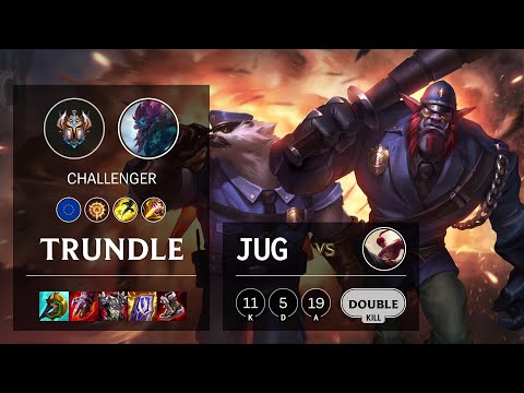Trundle Jungle vs Lee Sin - EUW Challenger Patch 11.20
