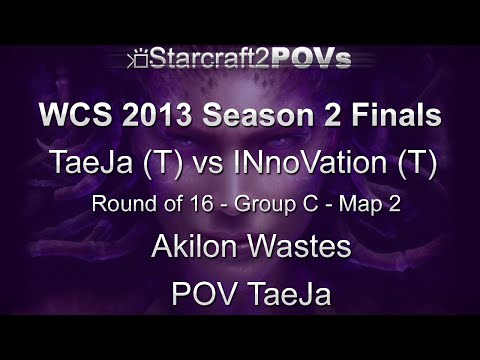 SC2 HotS - WCS 2013 S2 Finals - Taeja vs INnoVation - Group C Ro16 - Map 2 - Akilon Wastes - TaeJa