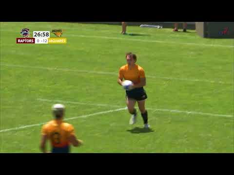 Line Latu Deep Kickoff Juan Lando 22-Meter Exit Kick AMERICAN RAPTORS vs JAGUARES XV 06.11.2022