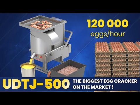 UDTJ-500 HD centrifugal egg cracker - Video Demo 13