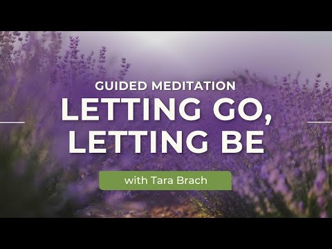 Guided Meditation: Letting Go, Letting Be - Tara Brach