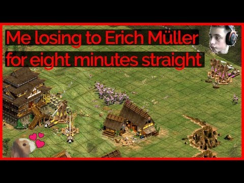 Me losing to Erich Müller for eight minutes straight