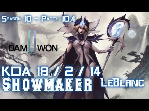 DWG Showmaker LEBLANC vs SETT Mid - Patch 10.4 KR Ranked