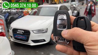 AUDI YEDEK ANAHTAR YAPIMI | Çoğaltma Kodlama Kopyalama | AK OTO ANAHTA