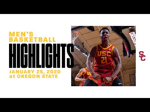 Men's Basketball: USC 75, OSU 55 - Highlights 1/25/20