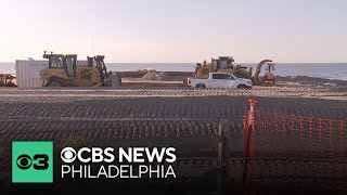 Beach replenishment project underway in Ocean City, New Jersey