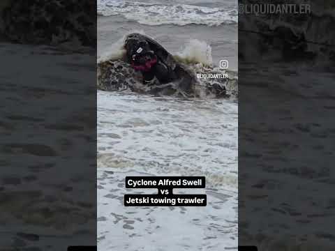 Cyclone Alfred vs. Jetski