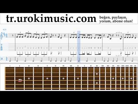 Gitar dersleri Jonas Blue - Mama Notalar Eğitim Bölüm#2 um-i723