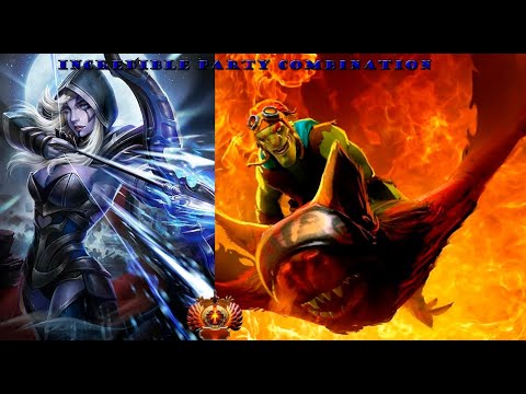 Drow ranger + Batrider Dota2, ПАТИ ИГРА, ПАТЧ 7.25,