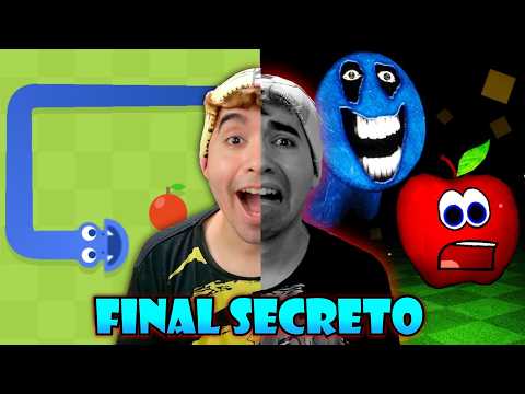 DESBLOQUEO los 7 FINALES SECRETOS de HUNGRY SNAKE 🍎 COMPLETO