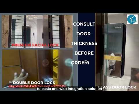 Double door smart digital lock