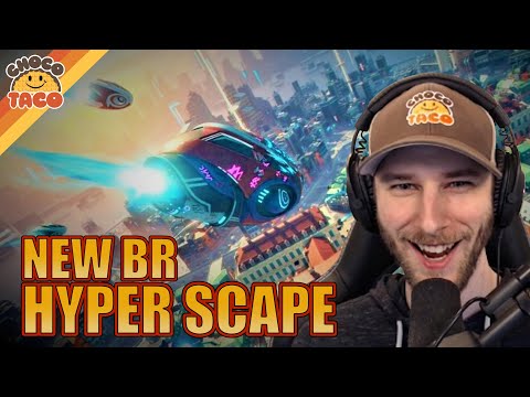 chocoTaco Tests New BR HYPER SCAPE ft. chun and Lyraa - Hyper Scape Gameplay