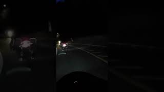夜道志でヒヤリハット！#バイク好き #ツーリング動画 #ヒヤリハット