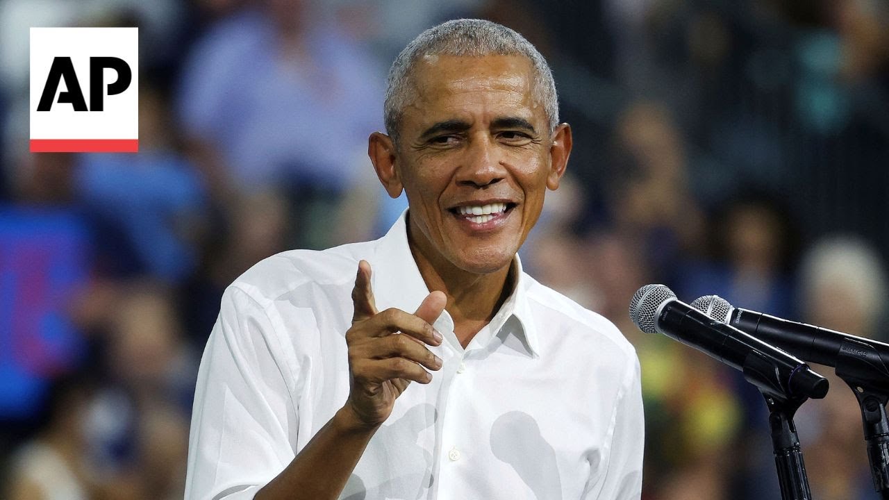 Barack Obama pokes fun of Trump's town hall concert