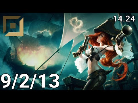 Miss Fortune ADC vs Yasuo - EUW Master | Patch 14.24