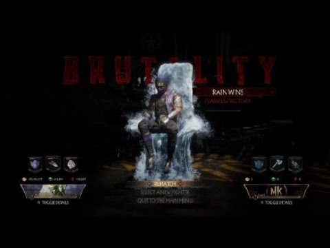 Mortal kombat 11 rain brutality tutorial:  bubbling up