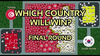 Marble Race & Territory War & Multiply or Release - Tunisia vs. South Korea - final round