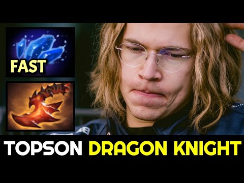 TOPSON MID Dragon Knight with Fast Aghanim's Shard Build Dota 2
