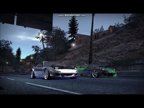 Need For Speed Carbon: Mazda RX-7 RZ (4) VS. Wolf
