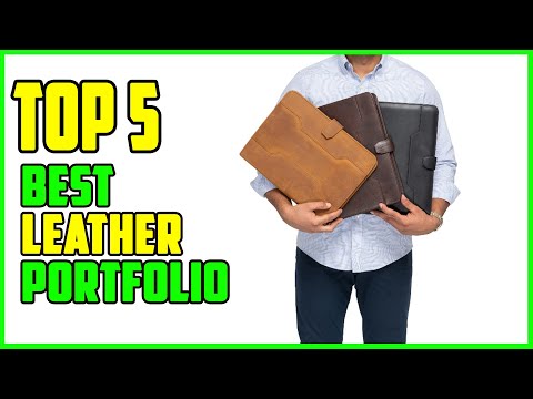 TOP 5: Best Leather Portfolios 2022 | Top Leather Portfolio for Men Reviews