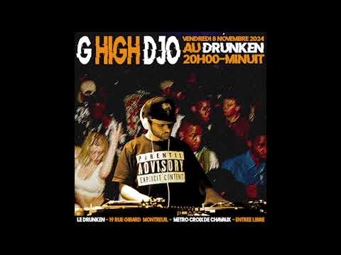 DJ G High Djo - Bass Music, Jungle, Techno - DJ Set au Drunken (08/11/2024)