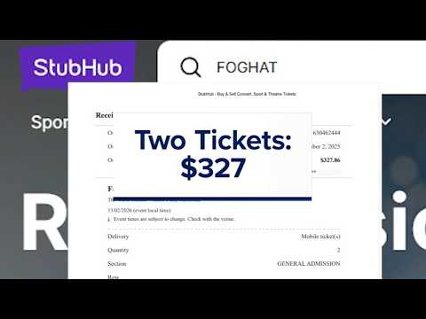 Stubhub Refund Update
