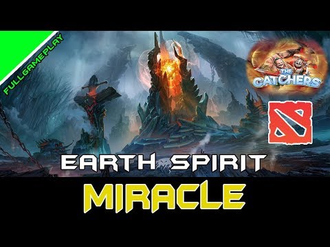 Miracle Plays Earth Spirit Roam 7.19d 2018 Dota 2 - Pro Fullgamplay