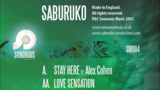 Saburuko - Love Sensation - Sonorous Music - SM004