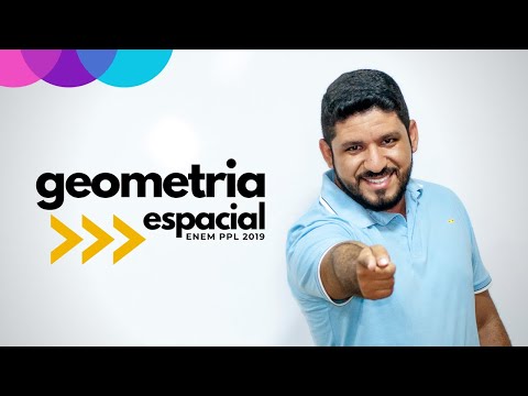 ENEM PPL 2019 - GEOMETRIA ESPACIAL - Revisão Matemática